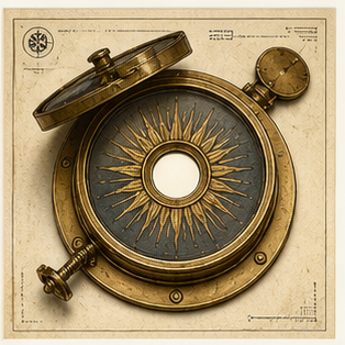 Brass sunshine measuring aperture