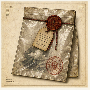 Sealed atmospheric evidence bag