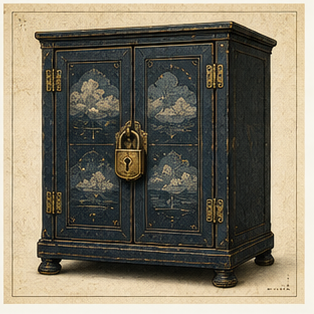 Locked cabinet holding disputed horizons